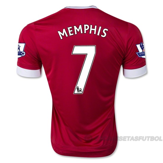 Camiseta Jugador del Manchester United Memphis 1ª Equipacion 201 - Haga un click en la imagen para cerrar